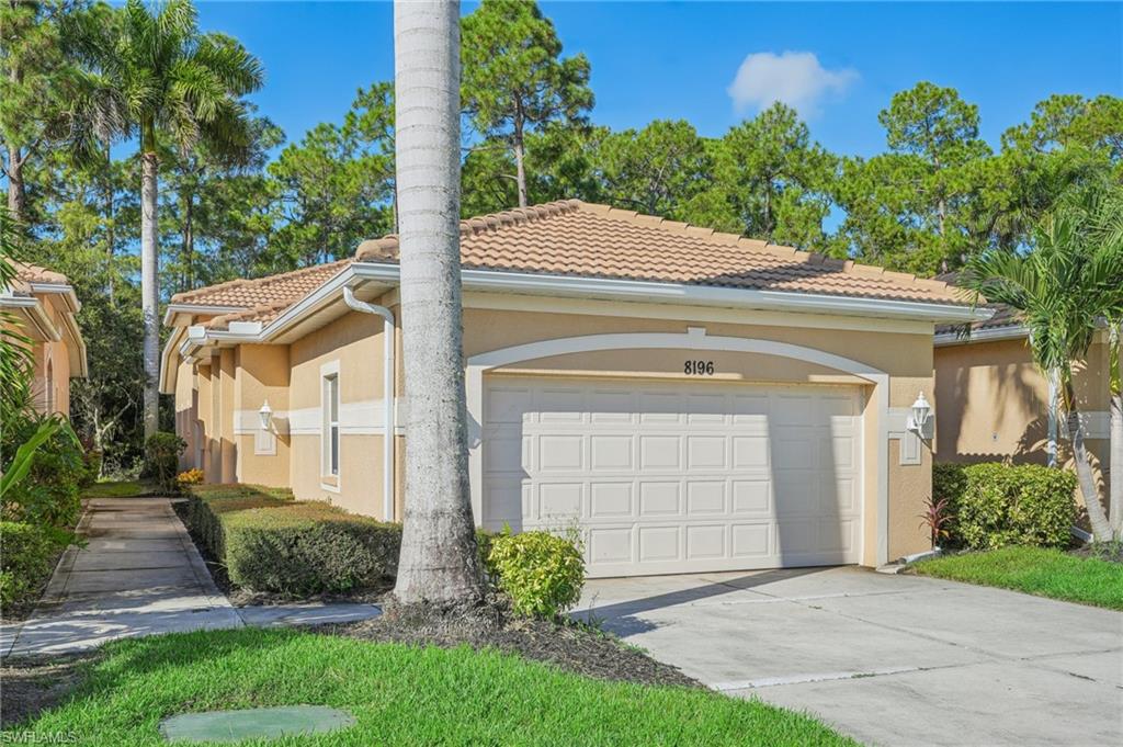 View of home's exterior with a garage