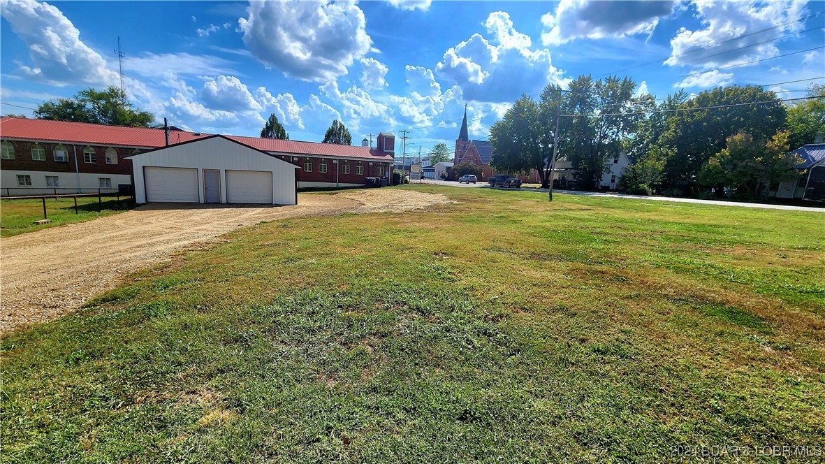 Huge corner lot with garage