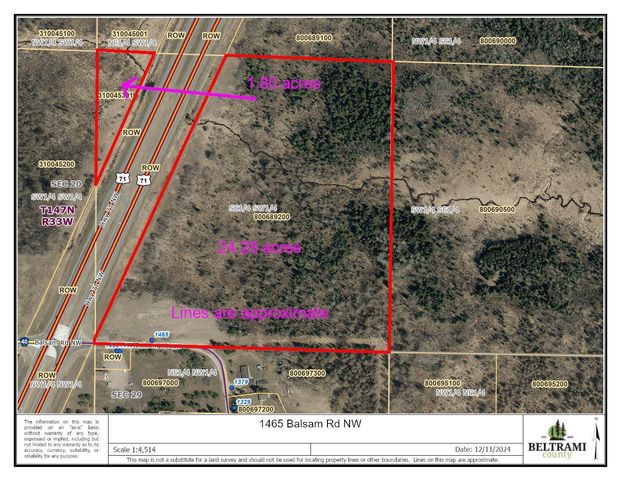 $199,900 | 1465 Balsam Road Northwest | Northern Township - Beltrami County