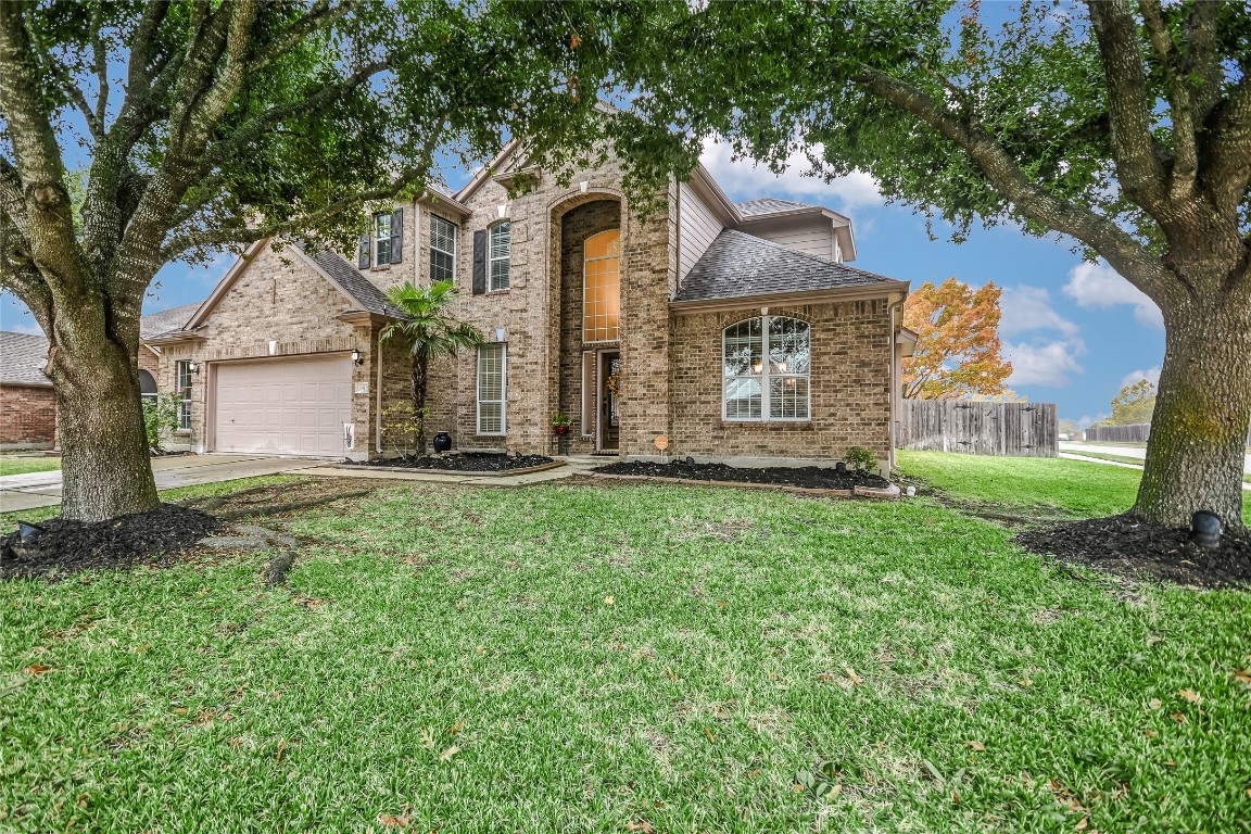 front view of house with a yard