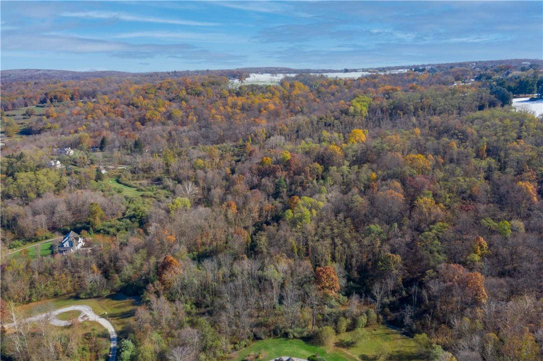 View of the property from the east, looking out over Quaker Hill.