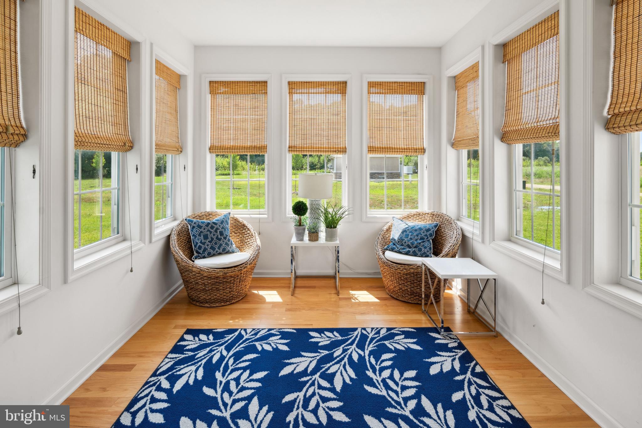 a very nice looking living room with a large window