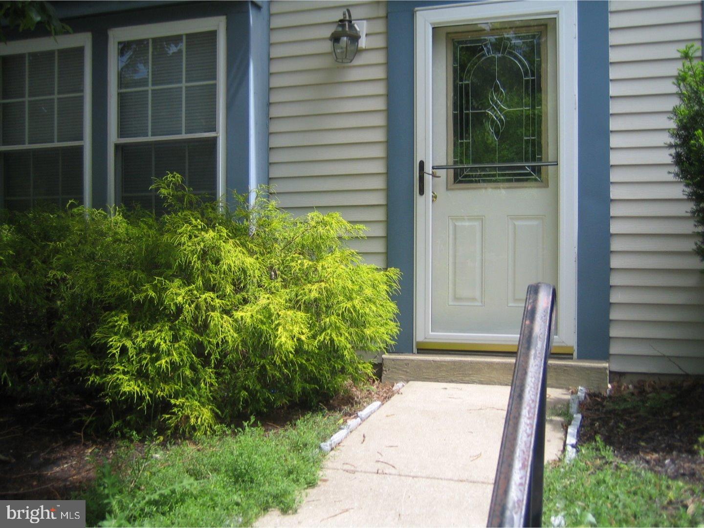 a house with a garden space