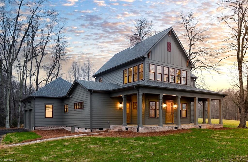 This farmhouse is breathtaking in any light