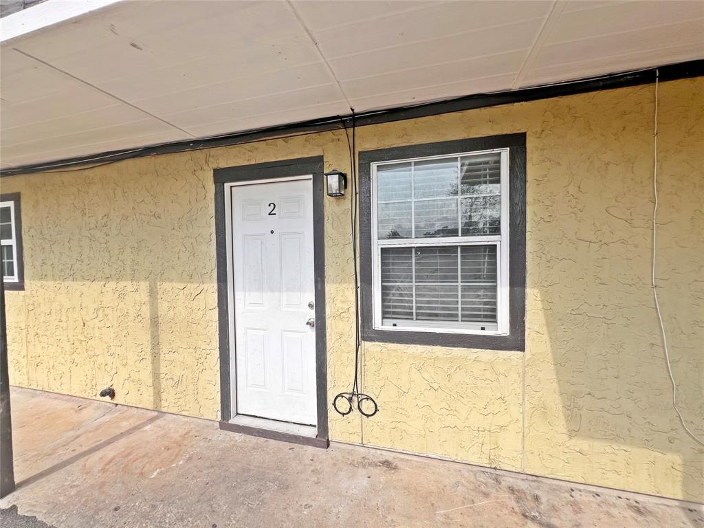 a view of front door of a house