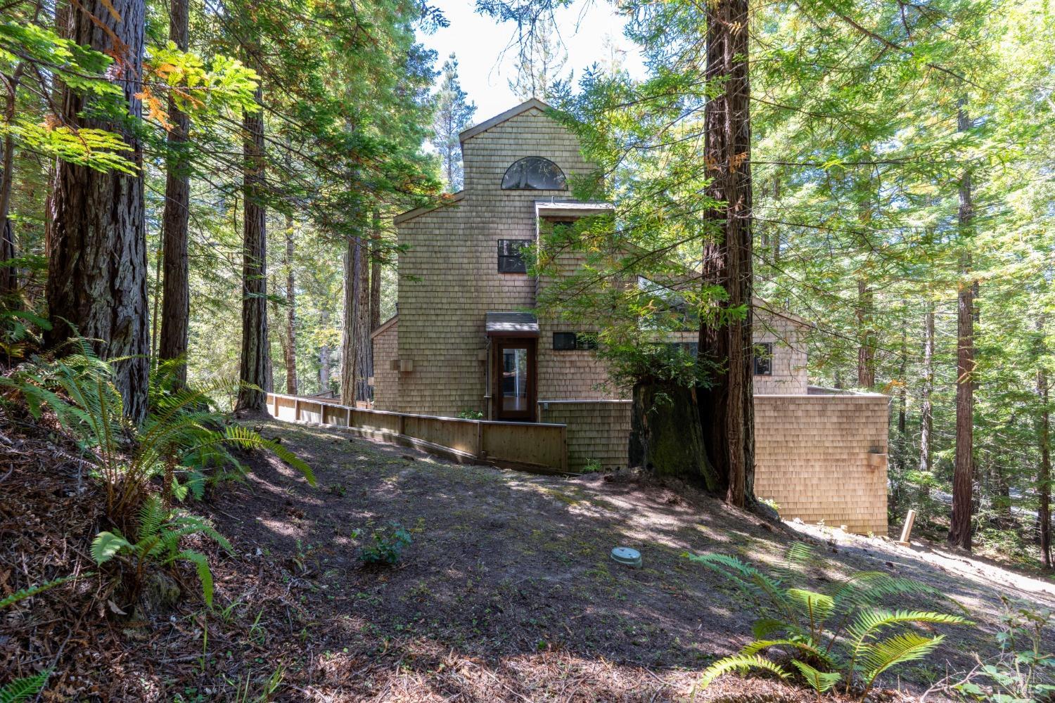 Enchanting "Tree House" Style home on The Sea Ranch.  Large private lot.  Peace and Quiet.