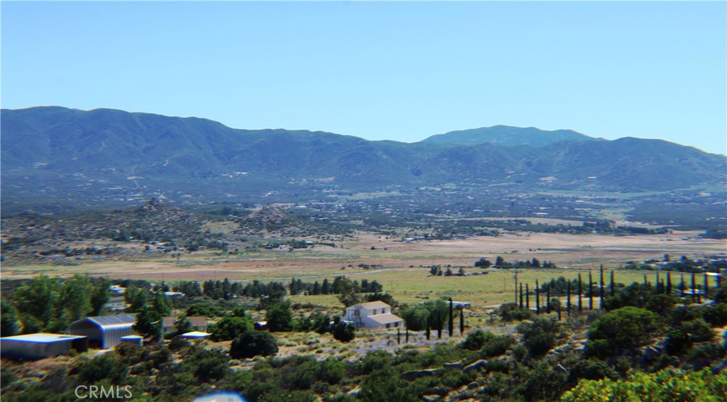 a view of city and mountain