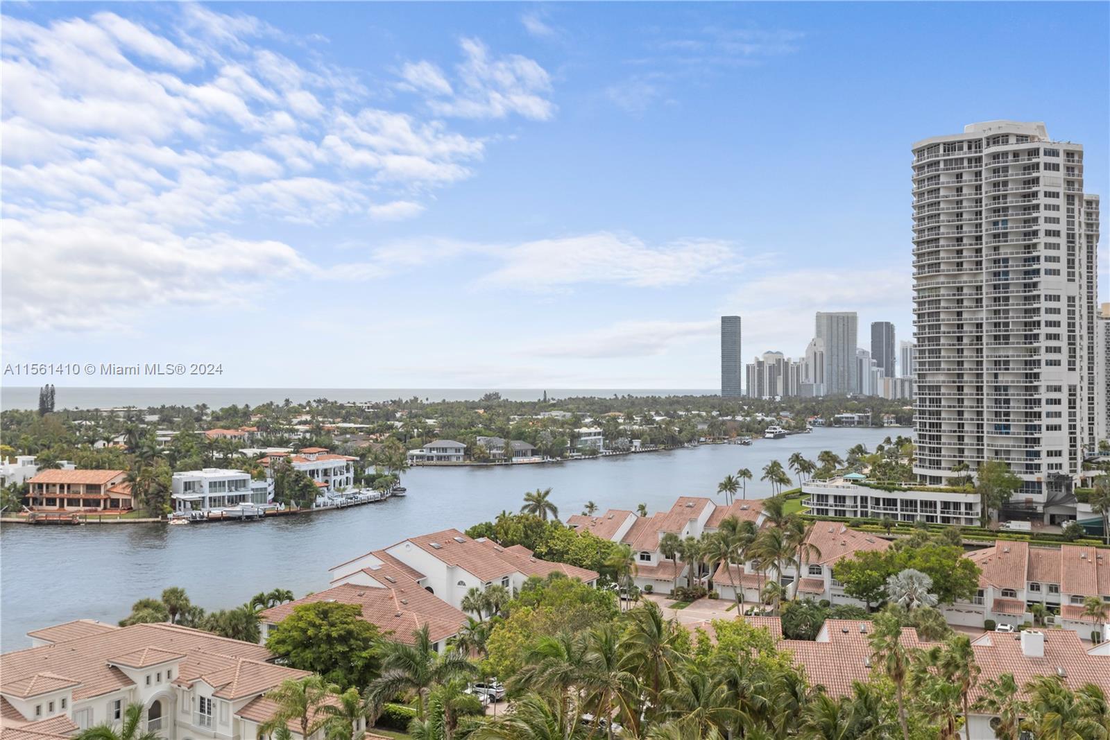 a view of a city with lake