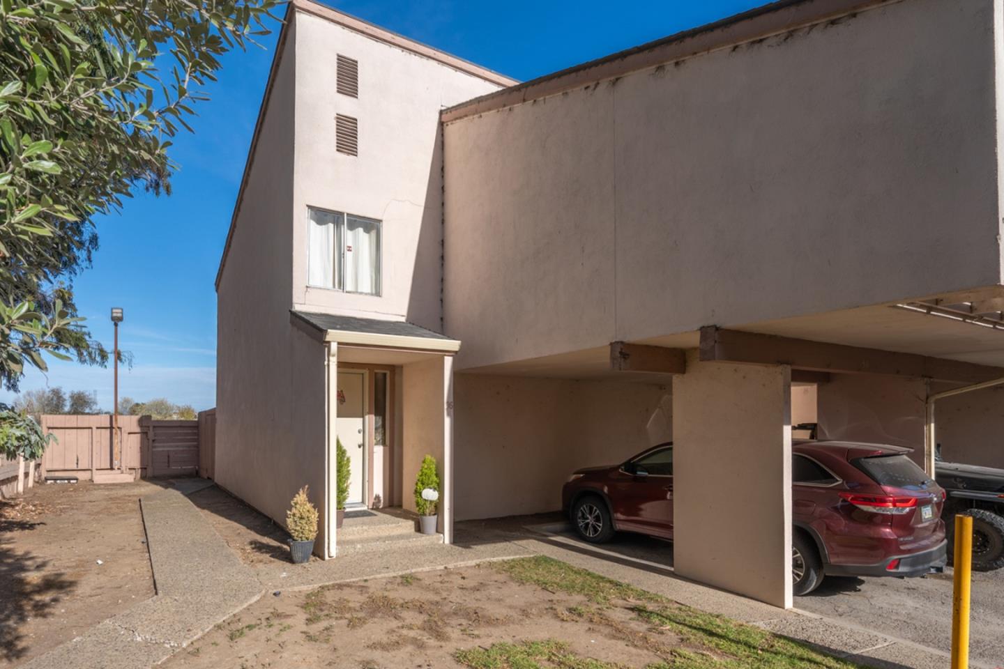 a view of a car garage