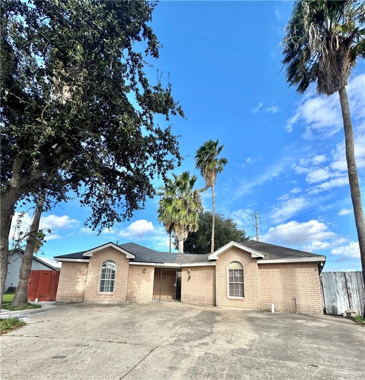 View of ranch-style home