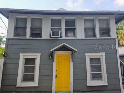 a front view of a house having yard