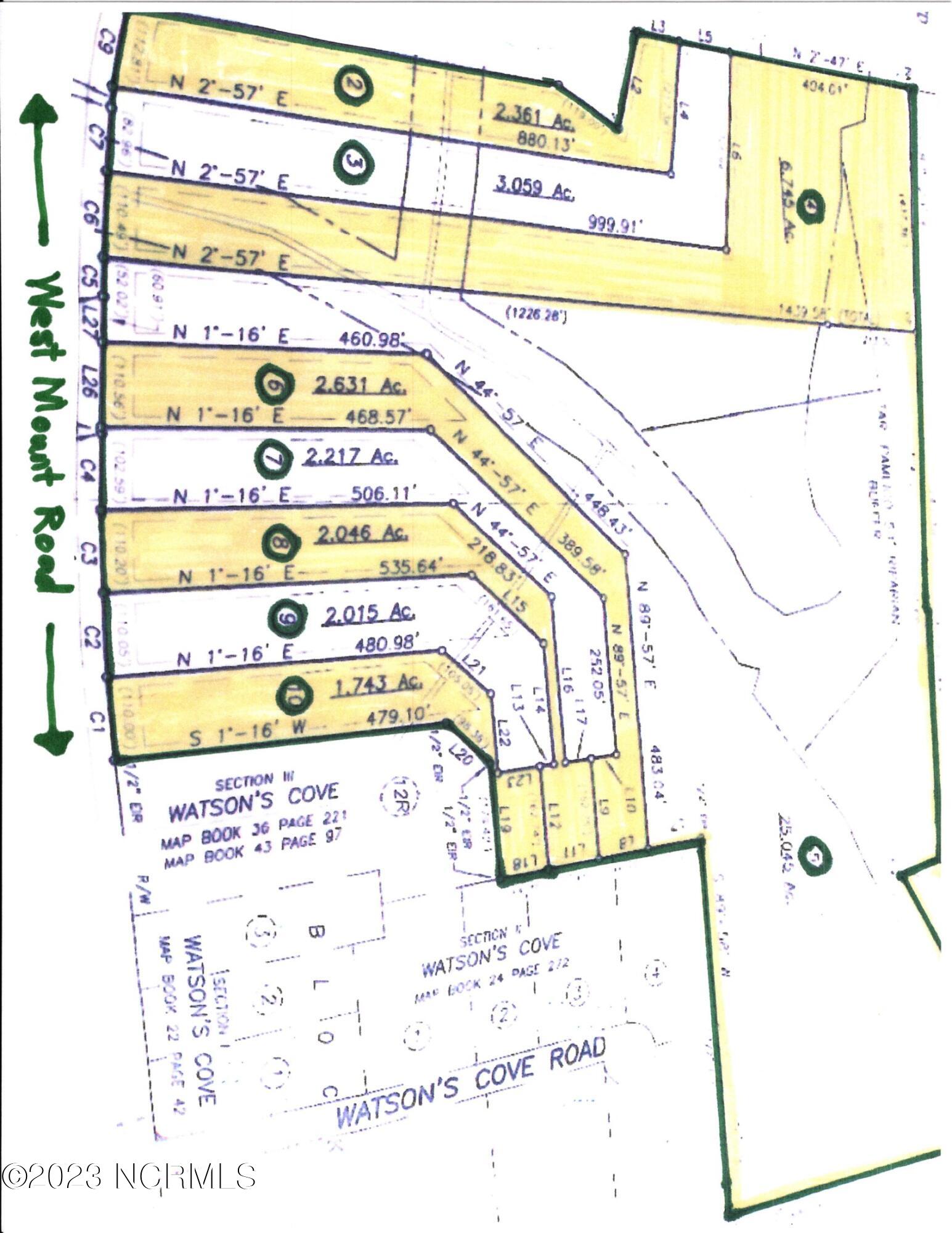 Main Lot Map