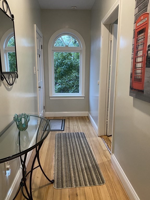 a view of a livingroom with furniture and window