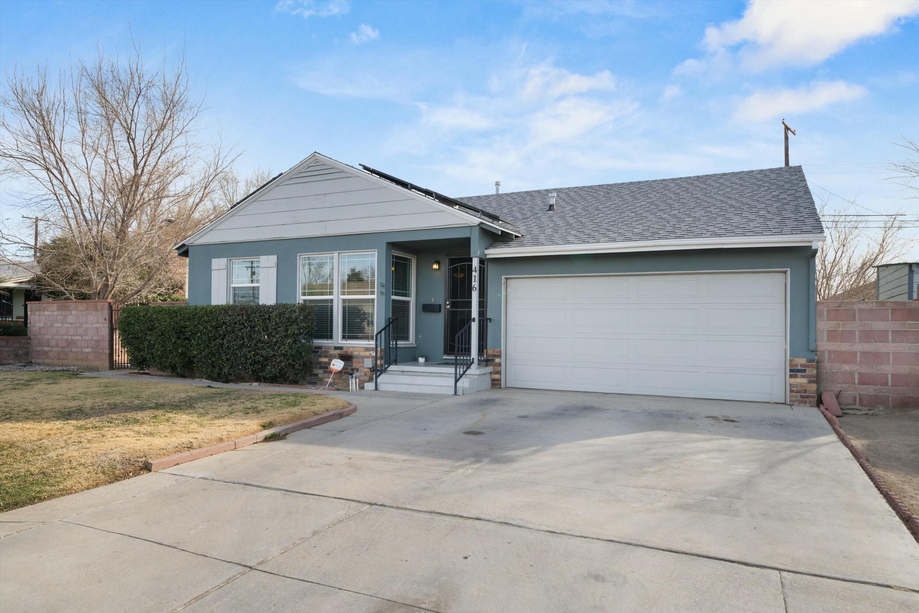 a view of a house with patio