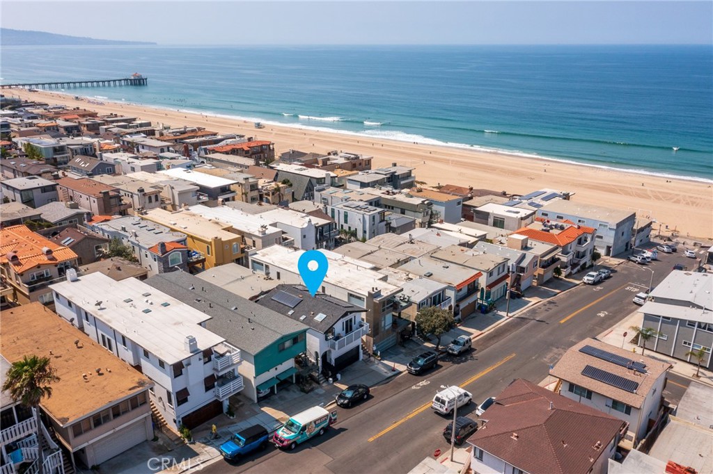 a view of city and ocean