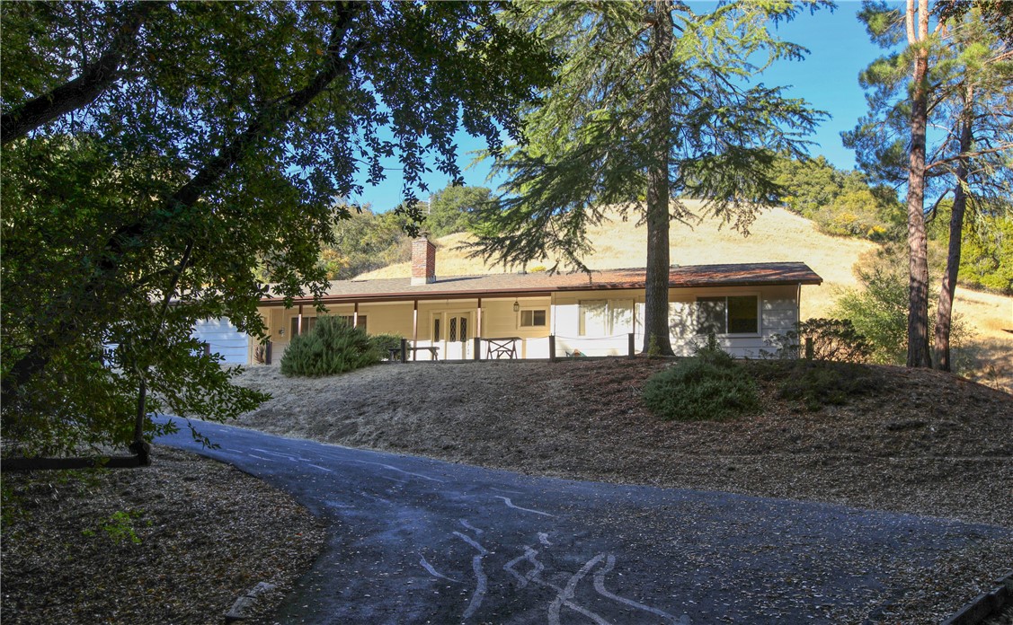 a view of a house with a tree in the yard