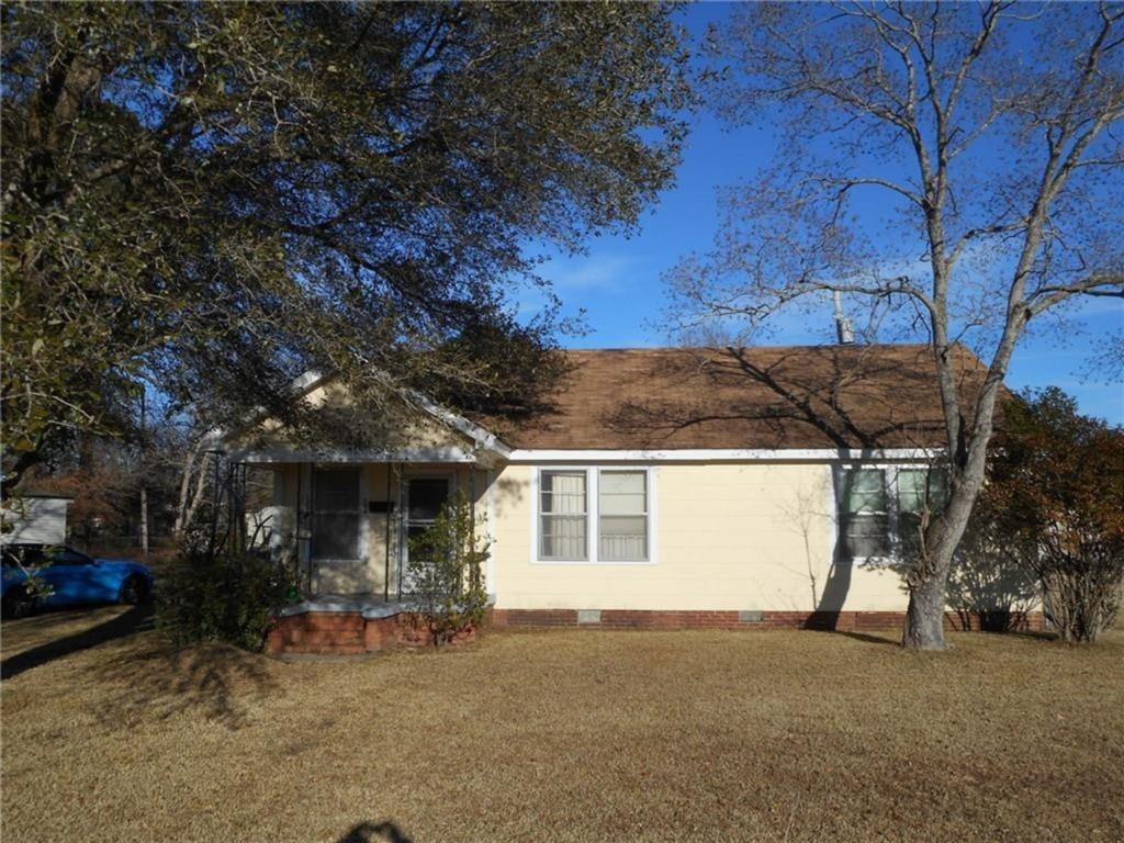 a view of a house with patio