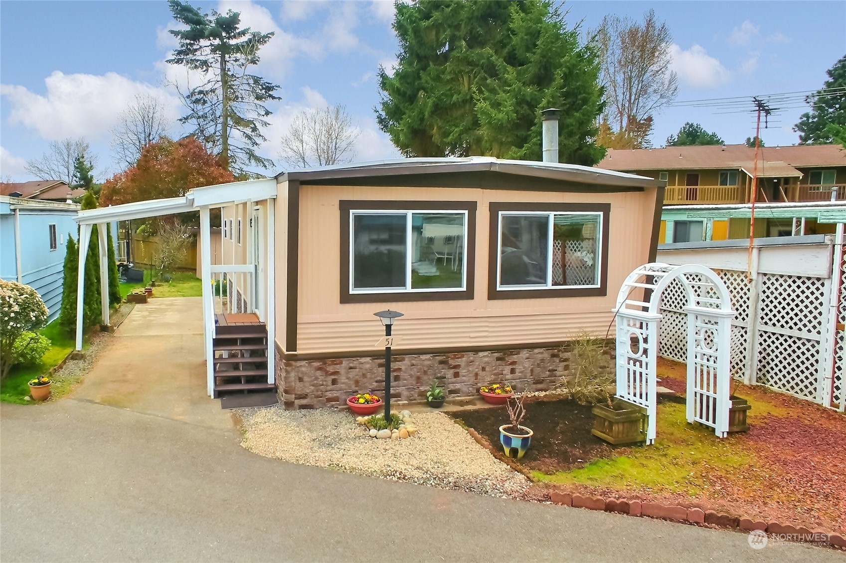 a front view of a house with a porch