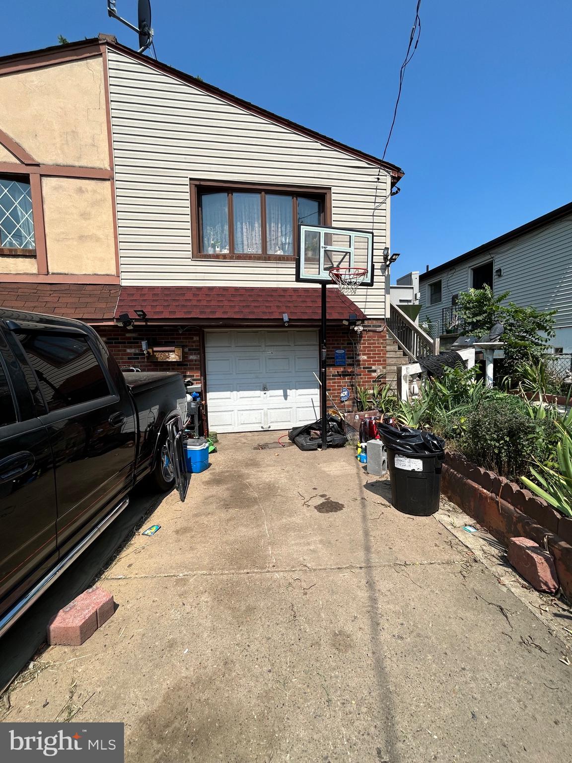 a view of a house with a patio