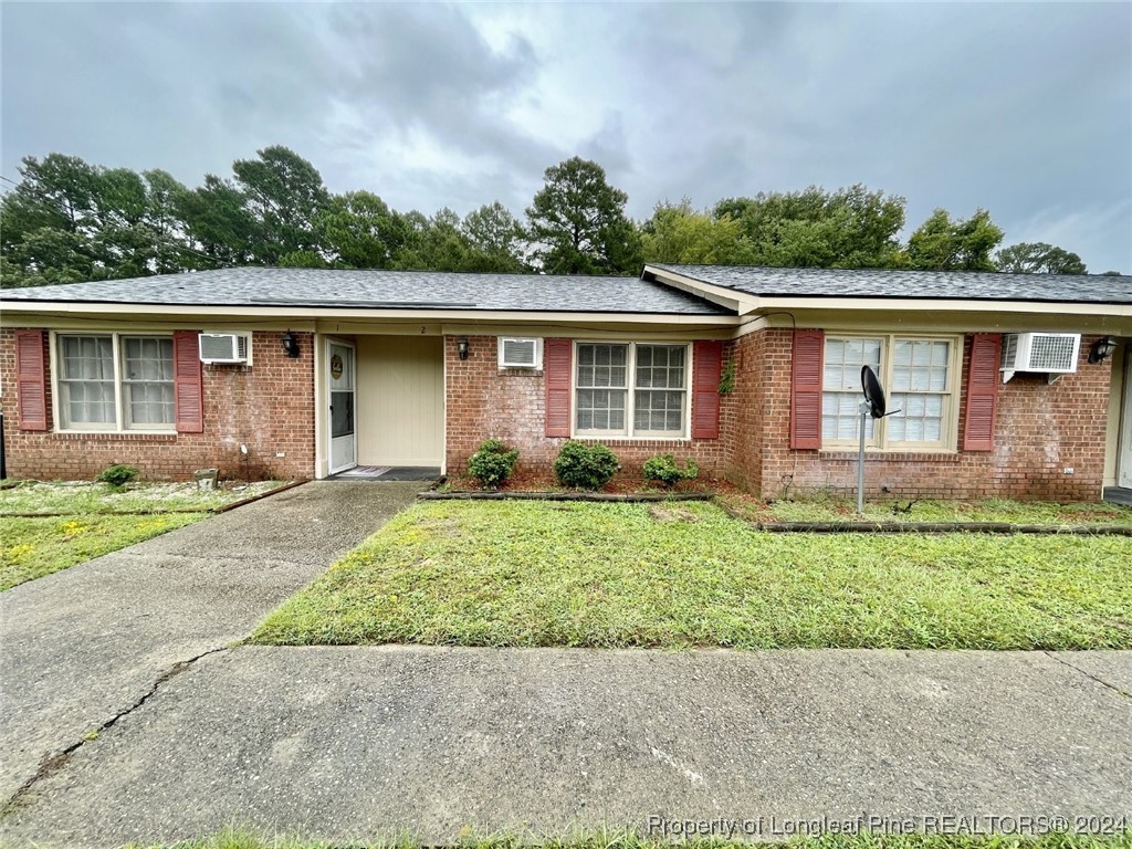 front view of house with a yard