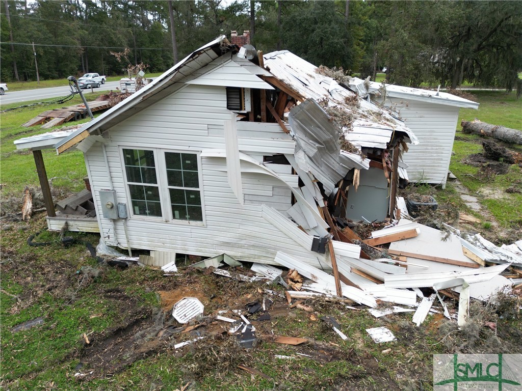 Tree fell on home