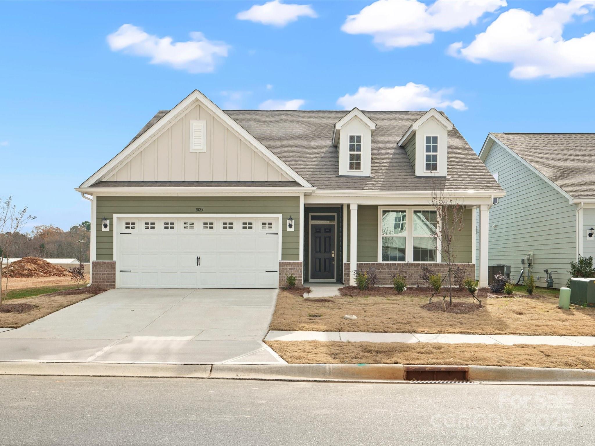 a view of a house with a outdoor space