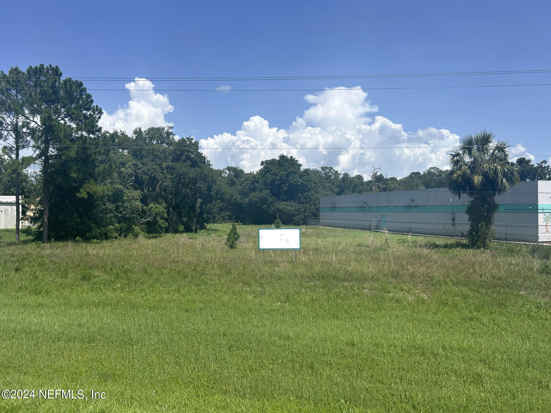 a view of a big yard