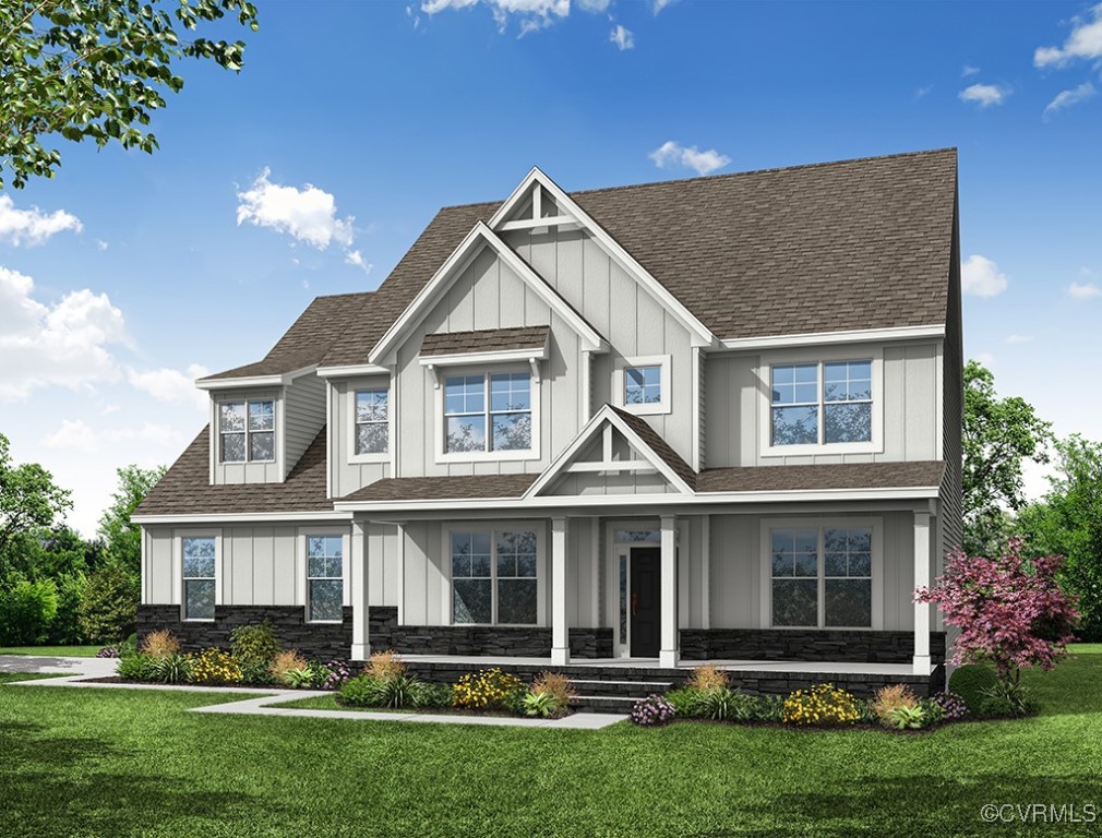 The Roanoke is a two-story home featuring five bed