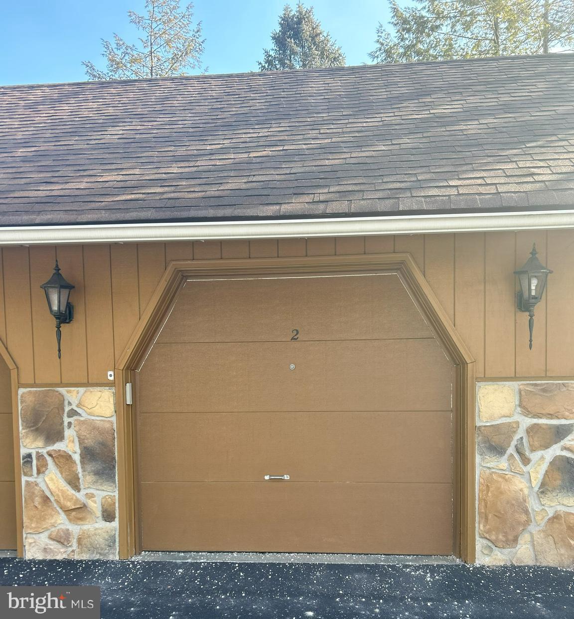 a view of a door of a house