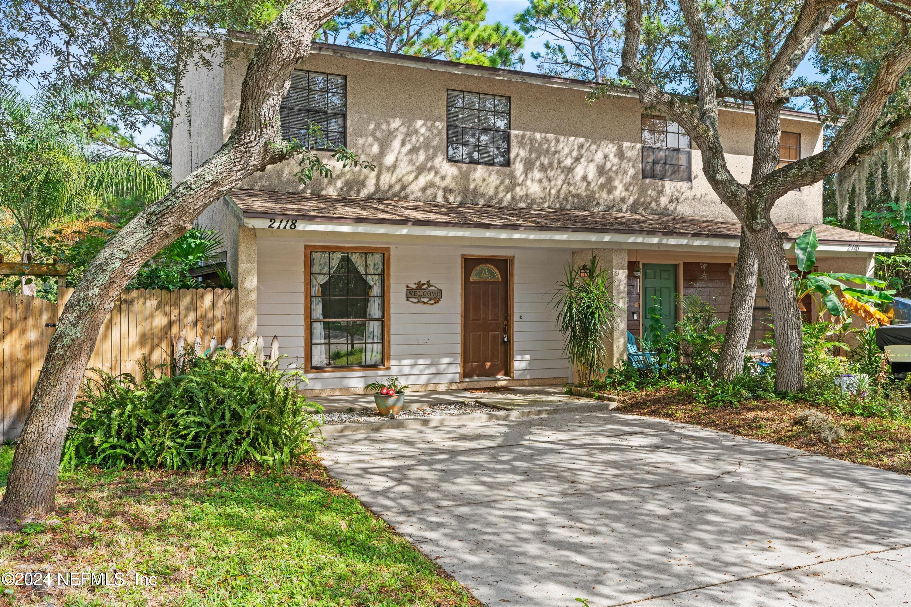 front view of a house with a porch