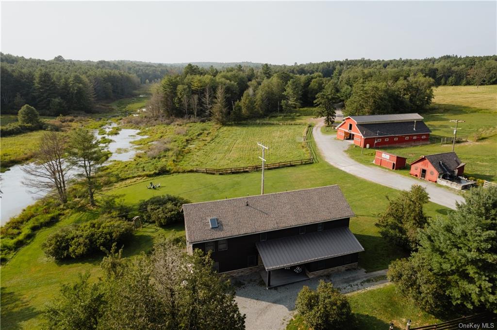 Bird's eye view featuring a rural view