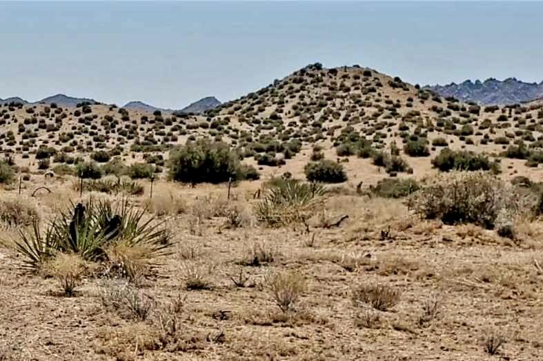 a view of a large mountain