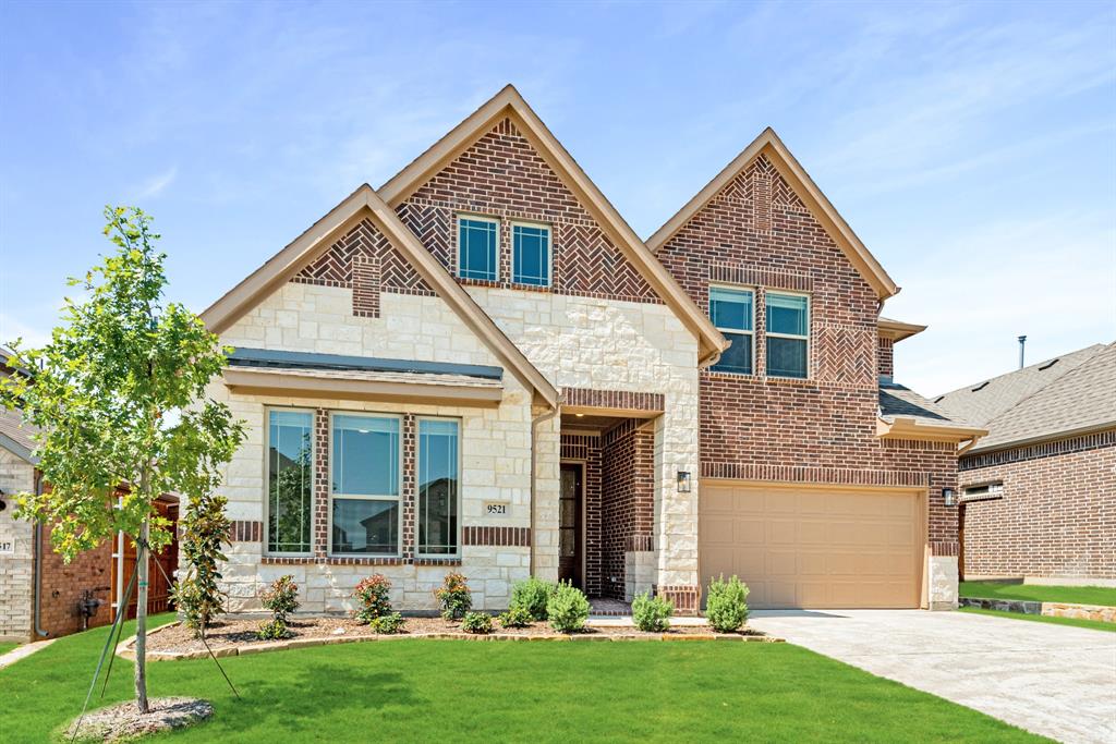 front view of house with a yard