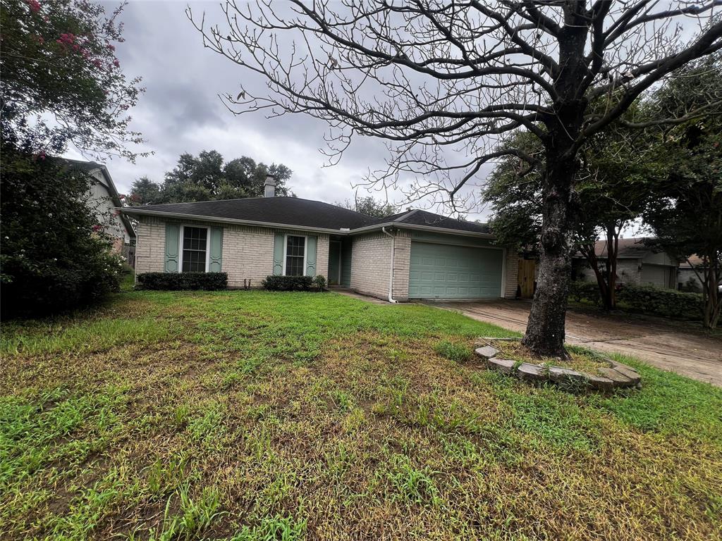 a house that has a tree in front of it