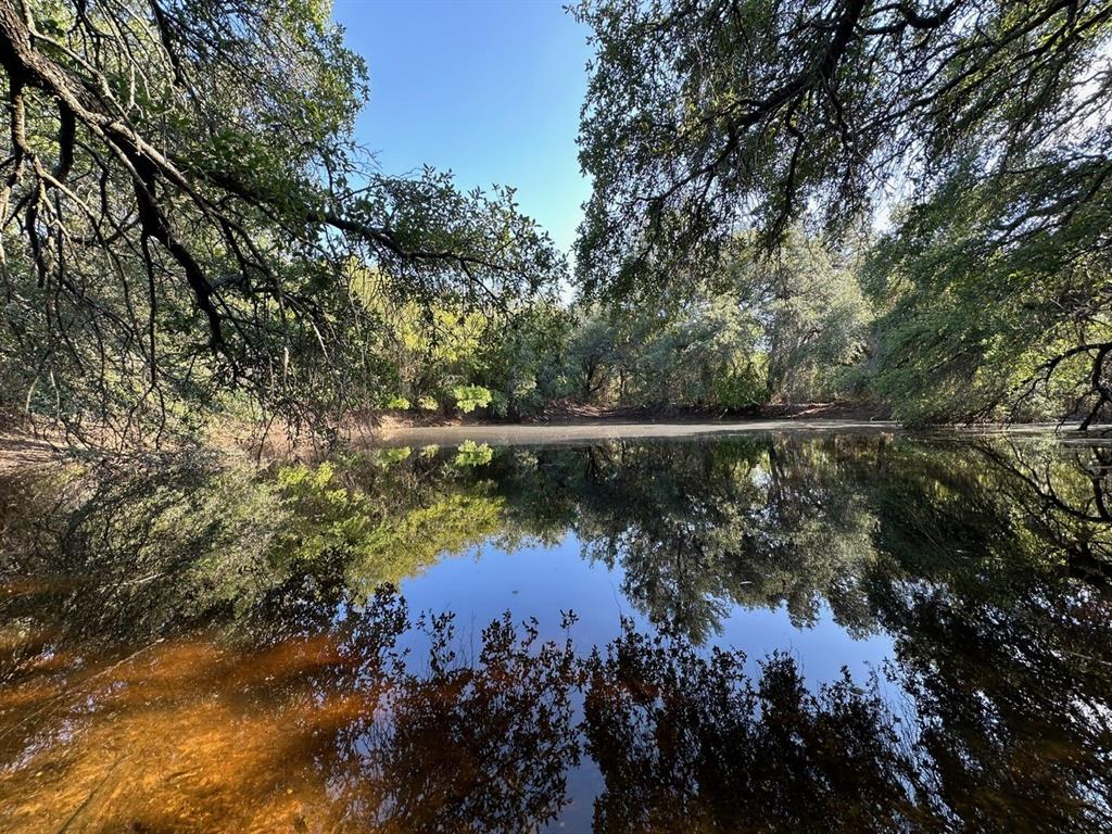 a view of lake from a house