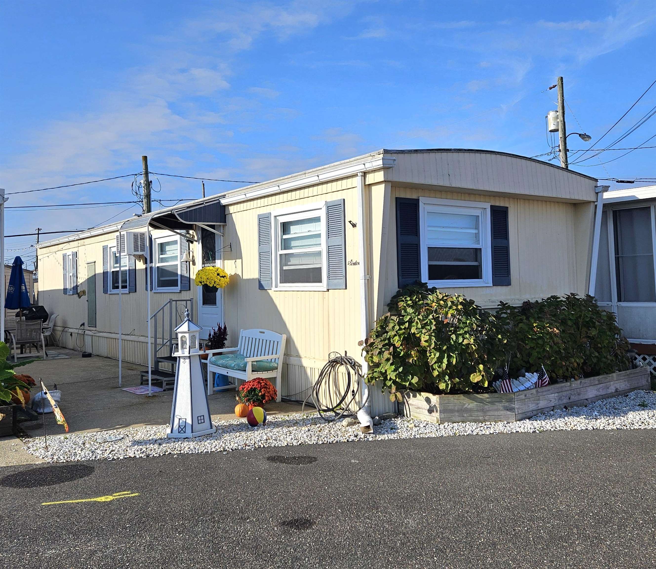 a view of a house with a patio