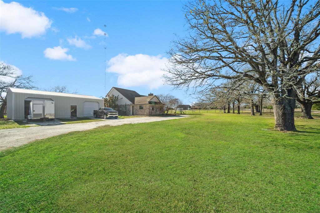 view from the driveway