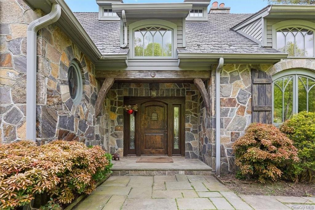 Elegant Stone Entry