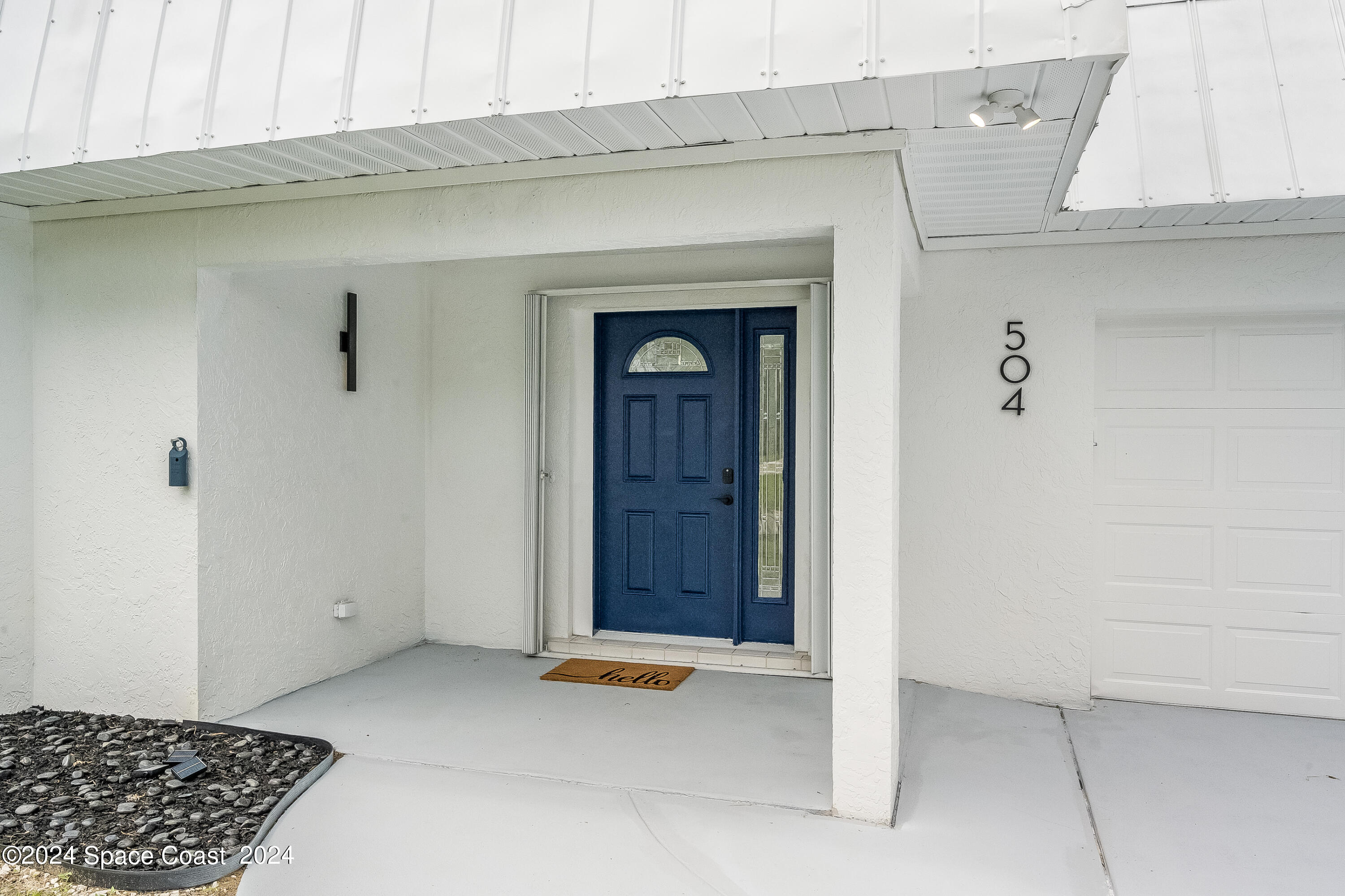 a view of a entryway door of the house