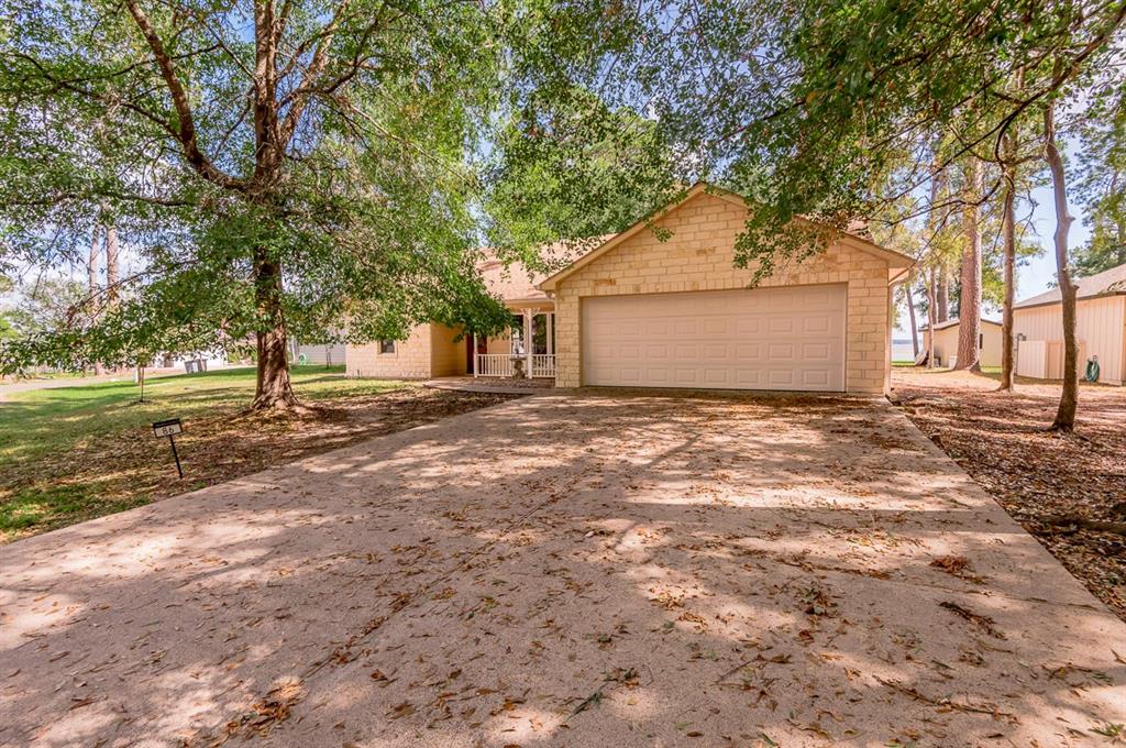 a house with trees in front of it