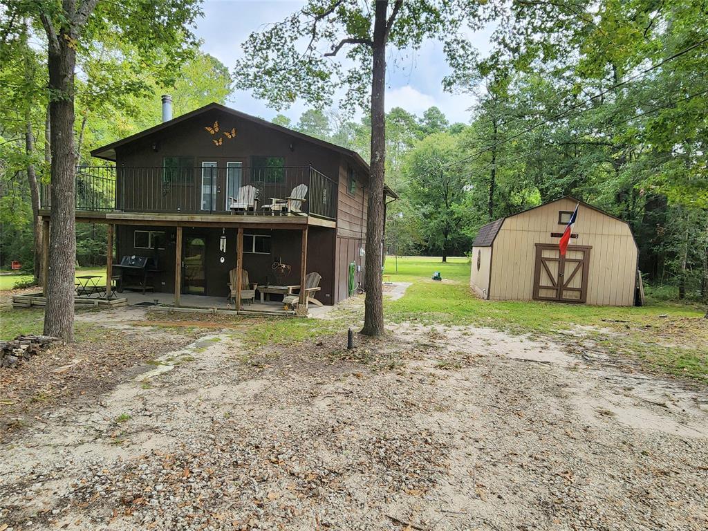 Front of house with circle driveway