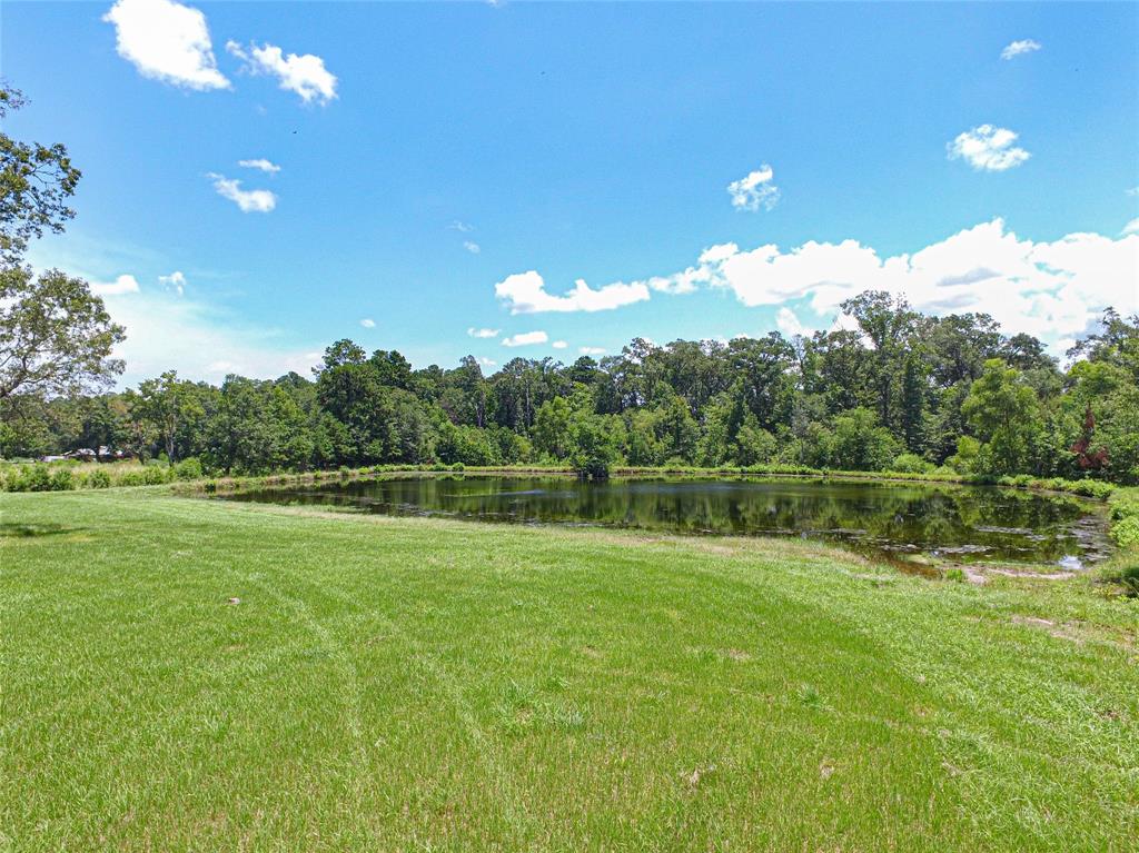 Beautiful property has building pad with beautiful view of stocked pond and woods