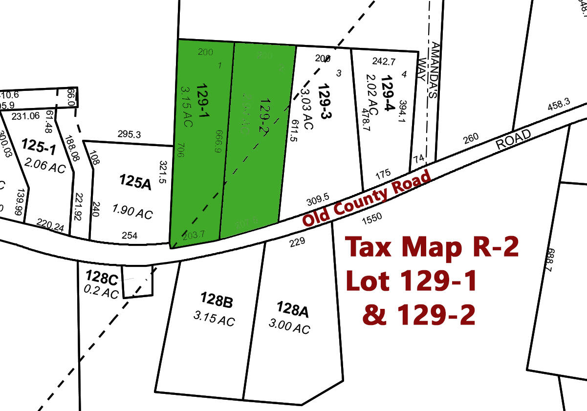 Old C Rd Lots 1 & 2 - Tax Map_R-2 lot 1-