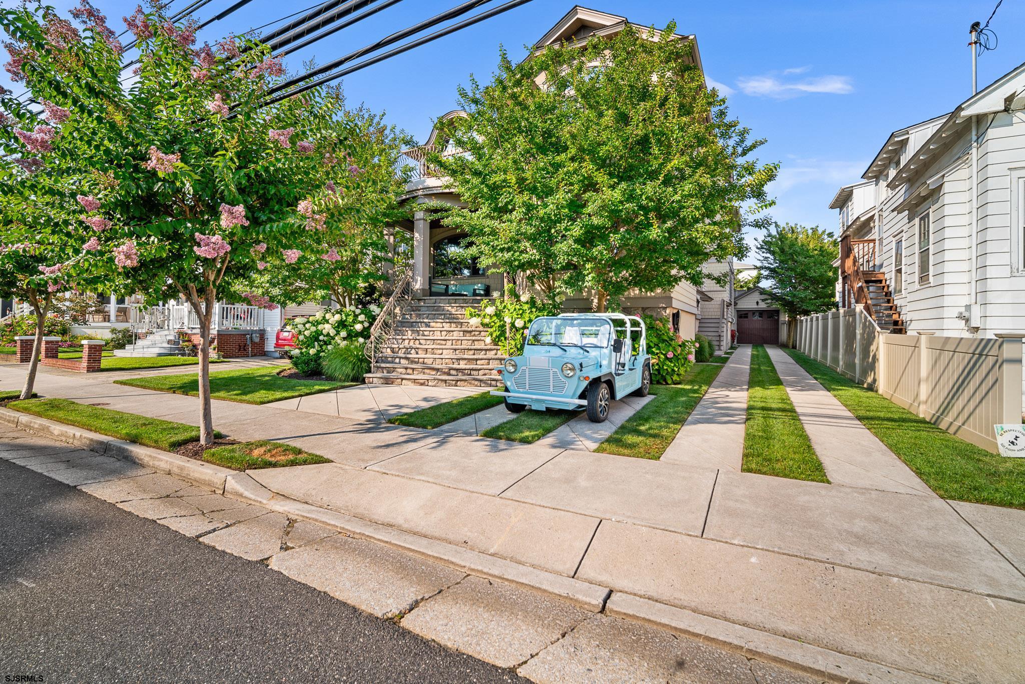 a view of yard with pathway