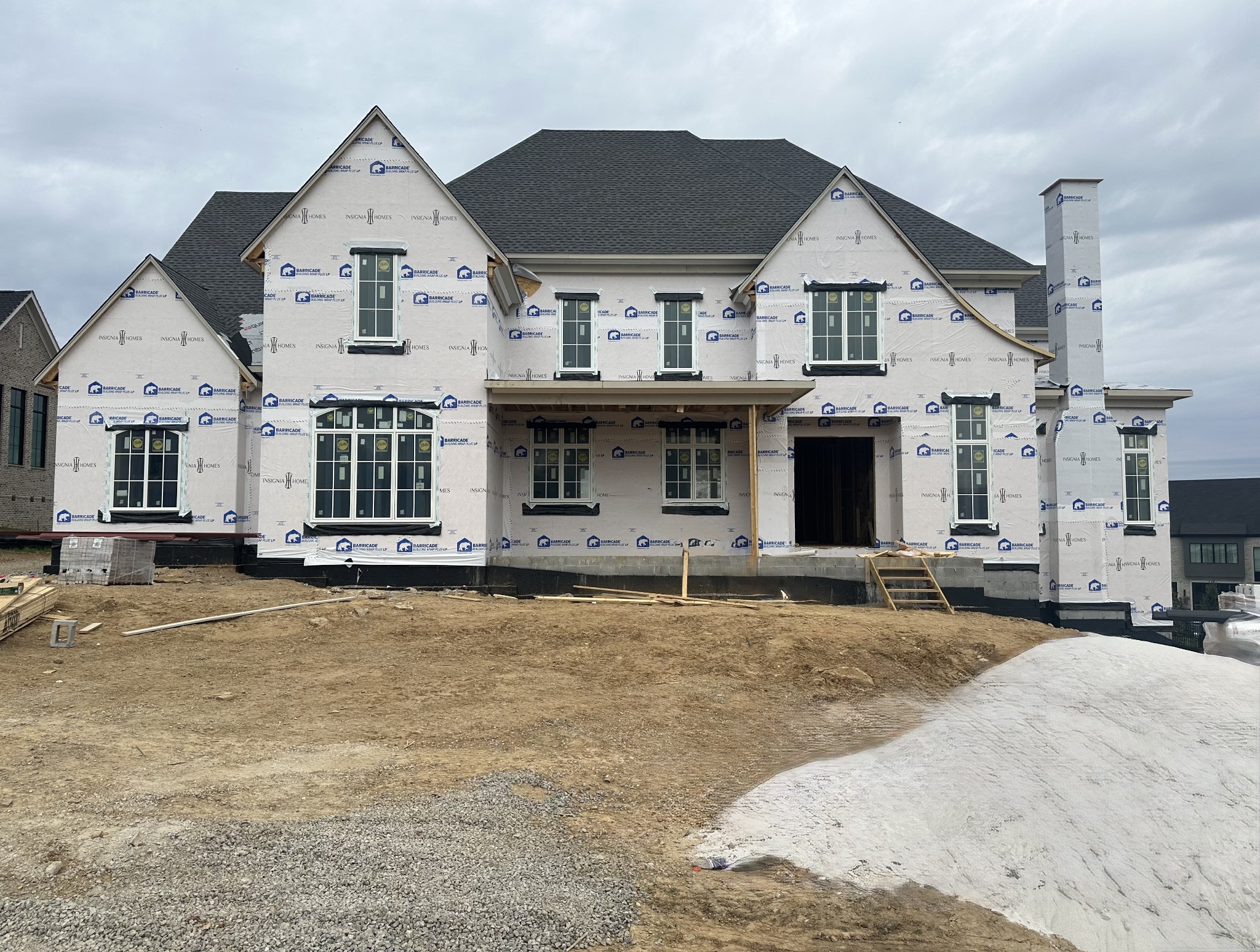 Welcome to 9804 Hartwick Court (Lot #60)  Built by: Insignia Homes *this home is under construction Photo taken 11/28/24