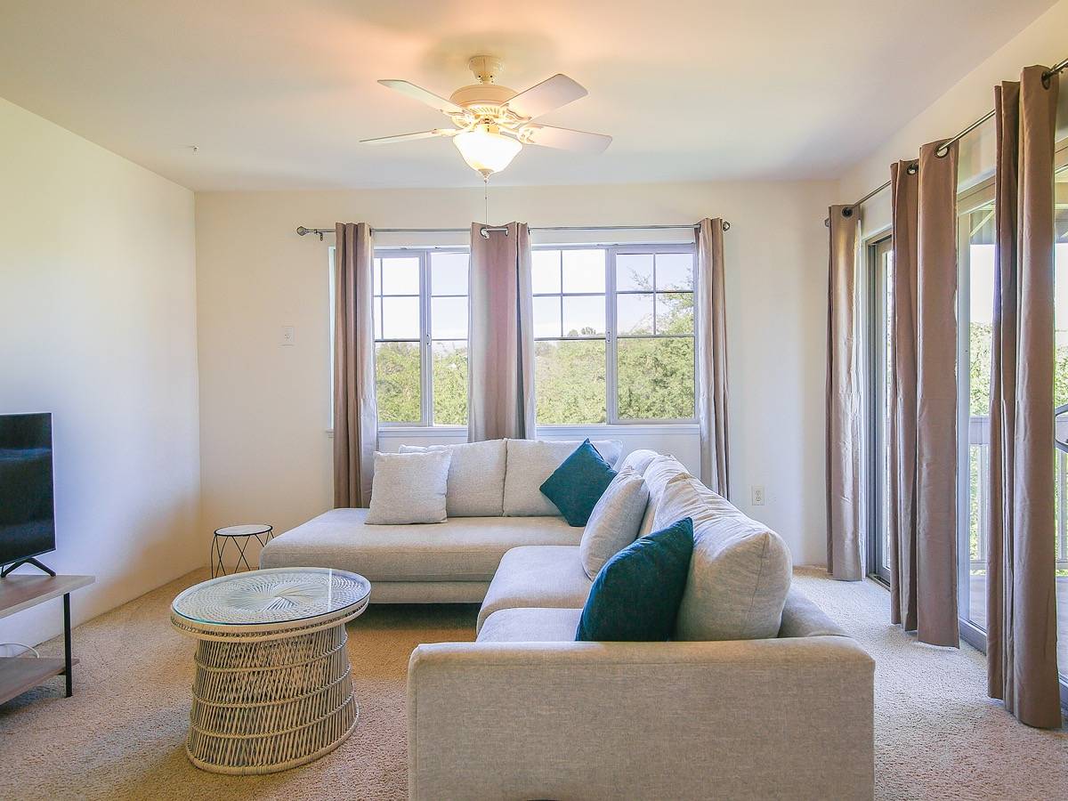 Spacious Living Room Area leading out to Lanai