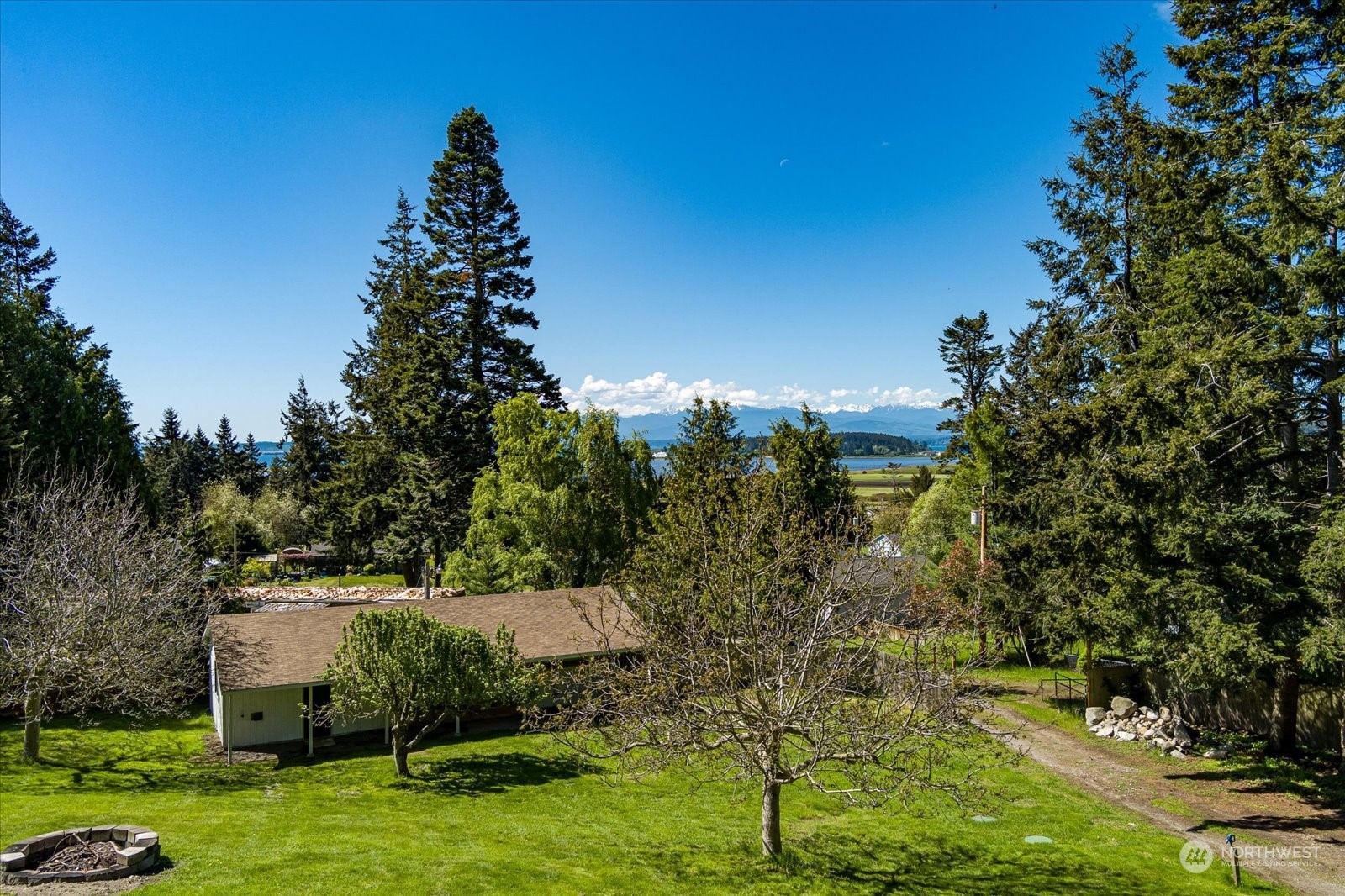 a view of outdoor space and yard