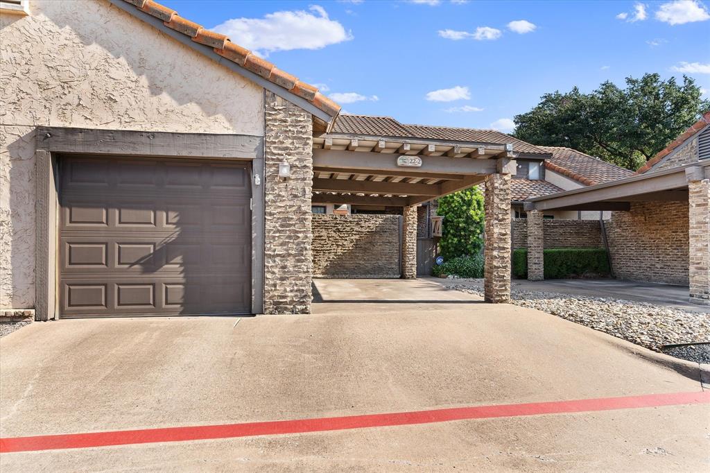 a view of a house with a outdoor space