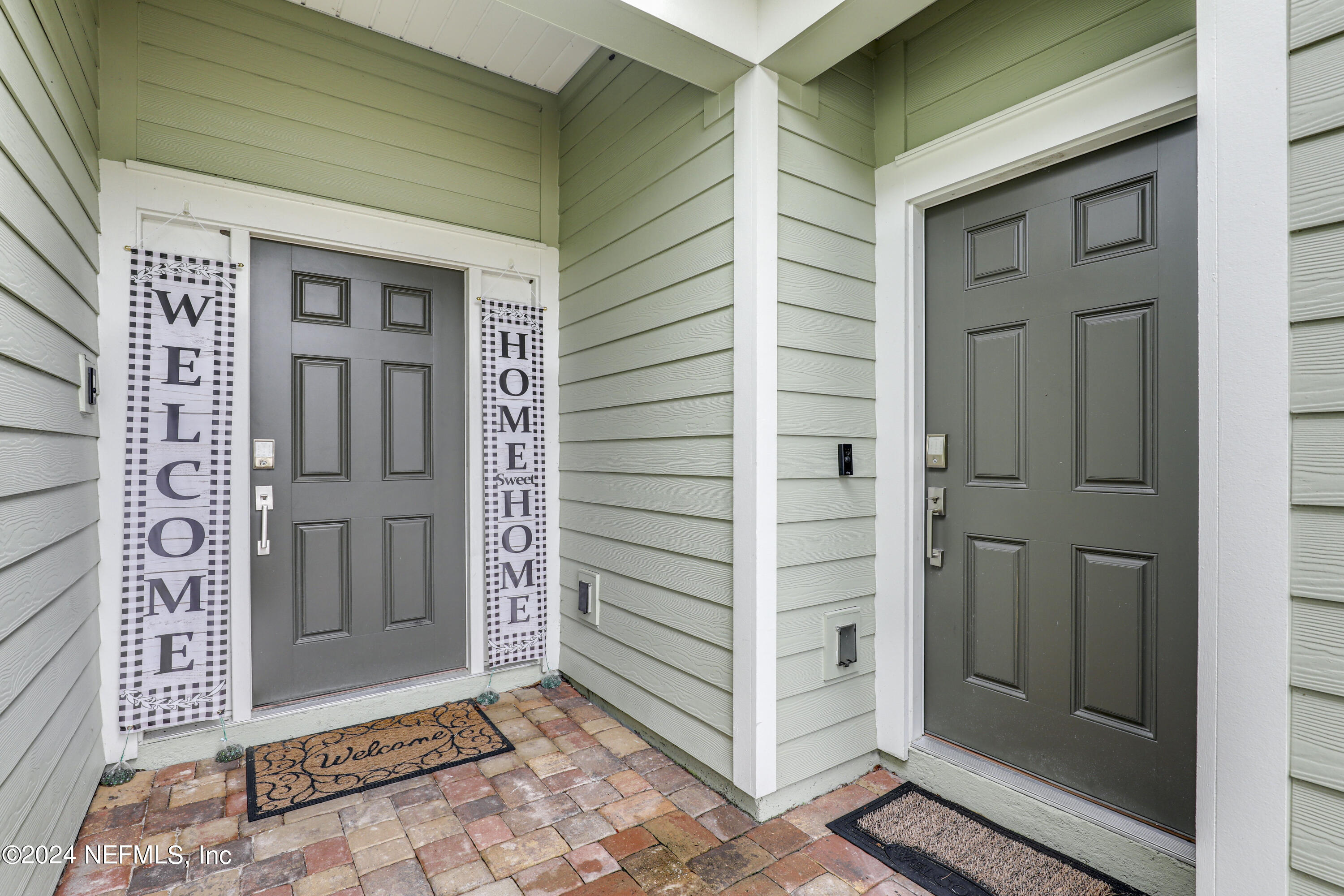 a view of front door of a house