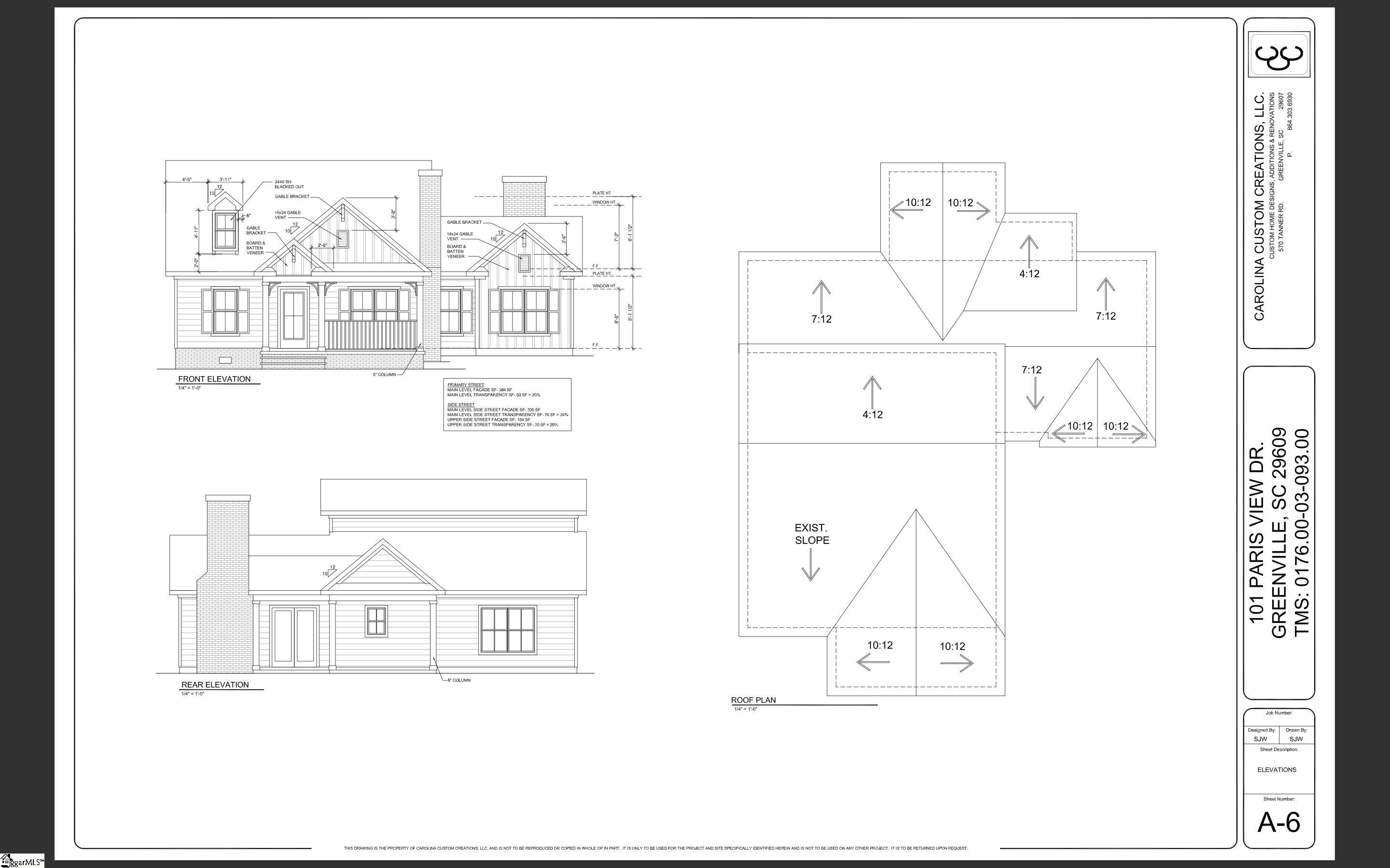 Front of Home Sketches